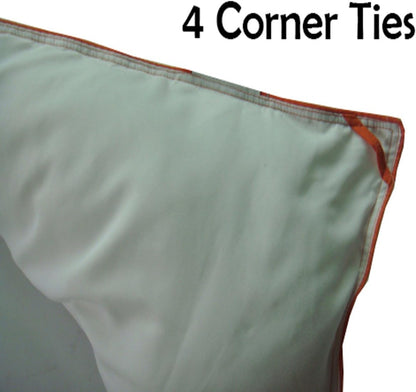 Royal Hotel's 300 draadtelling oversized kingsize ganzendons alternatief dekbed, overvol dekbed, dekbedovertrek 100% katoenen schaal - 750FP - 100 oz - effen wit, oversized koning