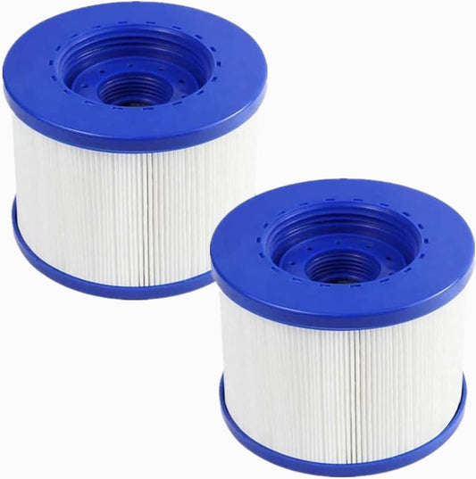 Zwembadfilter voor spa, filterpatroon, patroon met schroefdraad voor spa, geschikt voor spa, spa-accessoires, vervanging Hot Pool filterpatroon (2 stuks)