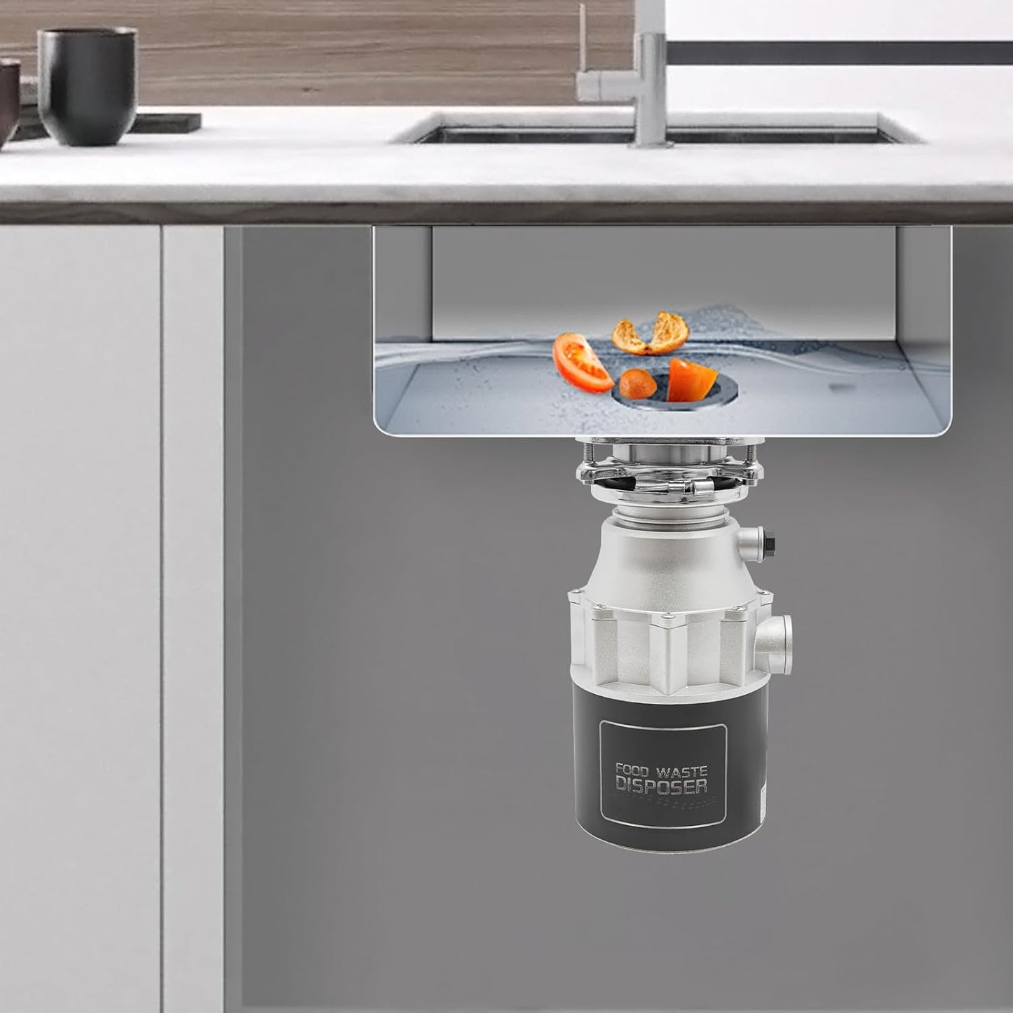 Afvalvermaler – Keukenafvalverwijderaar – Keukenafvalverkleiner – Afvalverwerker – Voedselafvalmolen – Krachtige 560 W Motor – 3600 RPM Snelheid