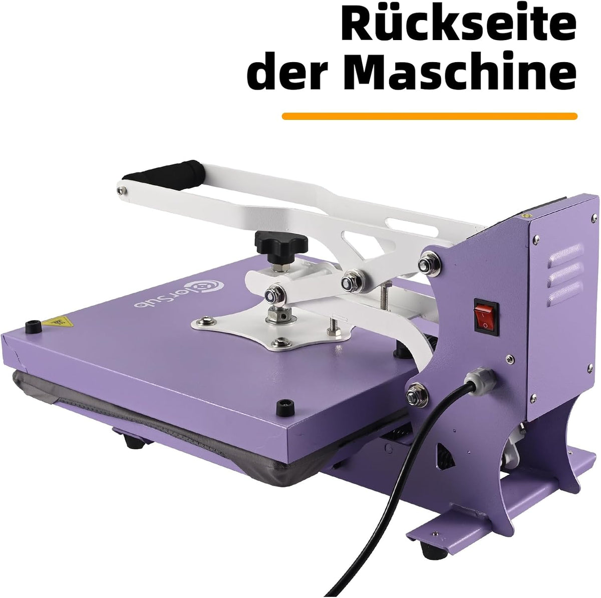 ColorSub Warmstempelmachine, digitale hittepers, 38 x 38 cm, sublimatiepers, teflon warmtepers, T-shirt, kleding, transfertas, 1600 W