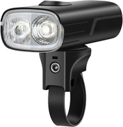 Fietslamp - Fietslicht - Dual Fietsverlichting - Draadloze Fietskoplamp - 2000Lm - 170m Lichtsterkte - LED - IPX6 Waterdichte - met Spotlight Intelligente - Lichtsensor - Schoksensor - Type-C Opladen - 6700 mAh - 4.9 x 3.2 x 9.9 cm - Zwart