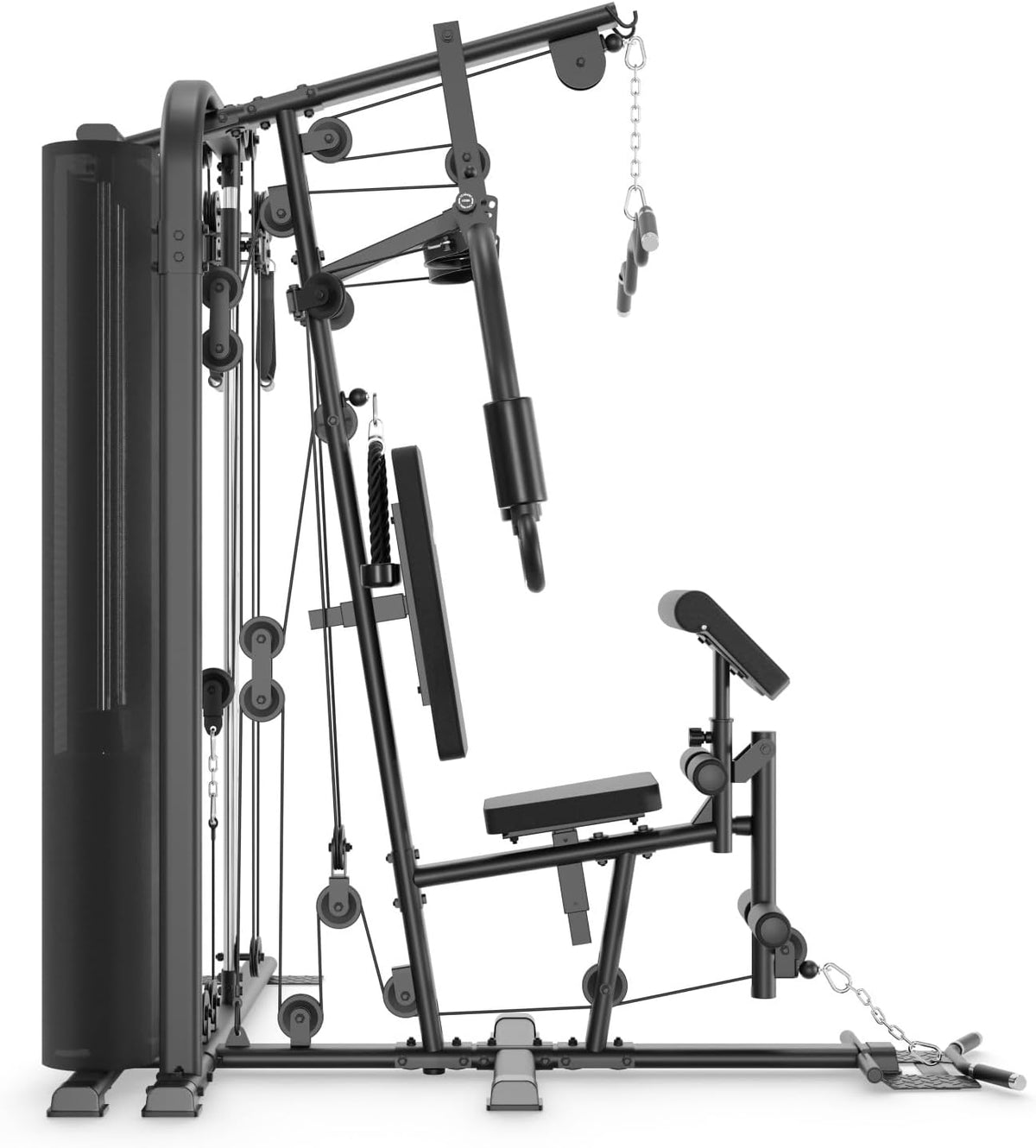 VirtuFit KH200 Homegym Power Station, Multifunctional Fitness Strength Device with 80 kg Weight Stack, Pulley System, Full Body Training for Home - QUORE