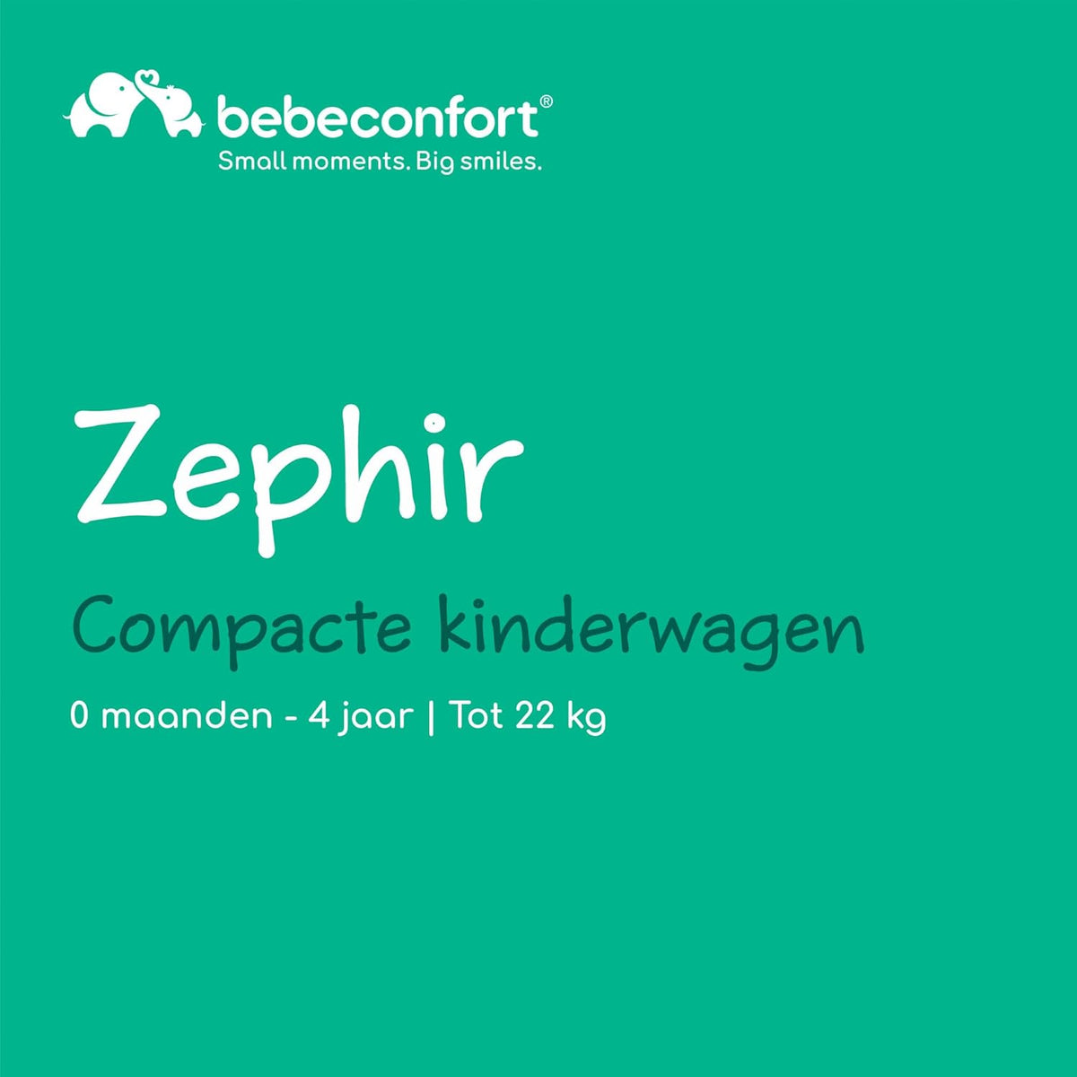 Bebeconfort Zephir, compacte babykinderwagen, 0-4 jaar (max. 22kg), lichtgewicht reiskinderwagen (5.6kg), geschikt voor in vliegtuigcabine, vlakke ligstand en kantelbaar, opbergmand, Mineral Graphite