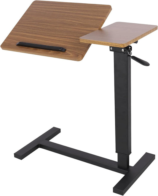 FATIVO Service Assistant, Bed Table, Computer Table, Height Adjustable, Rotatable, with Wheels, 75.5 x 40 cm - QUORE