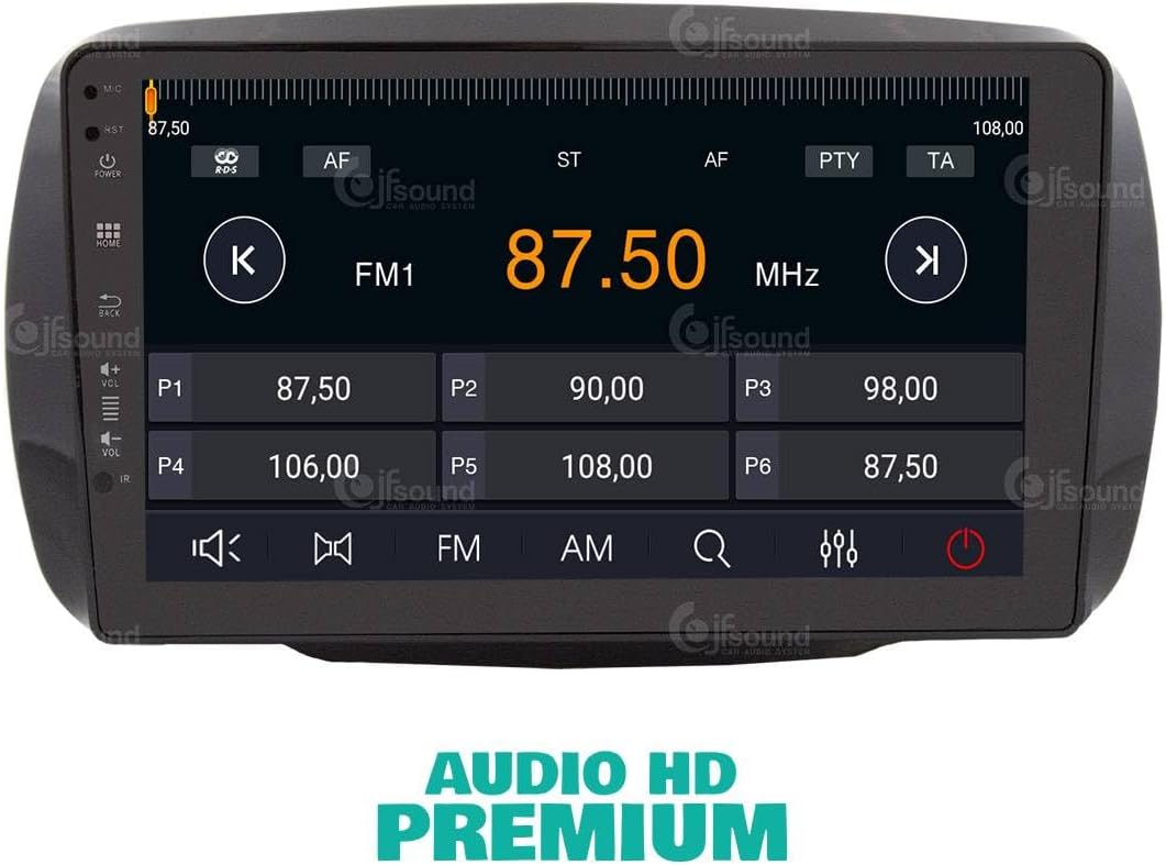 Autoradio Smart 453 – Autofonie – Multimedia Systeem – Navigatiesysteem – Touchscreen Radio – 9 Inch Scherm – 8-Core Processor – Apple CarPlay & Android Auto