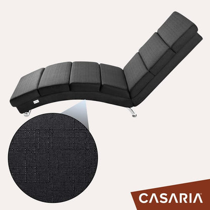 Relaxfauteuil – Relaxstoel – Loungefauteuil – Leunstoel – XXL Fauteuil – Ergonomisch Design – Stalen Frame met Verchroomde Poten