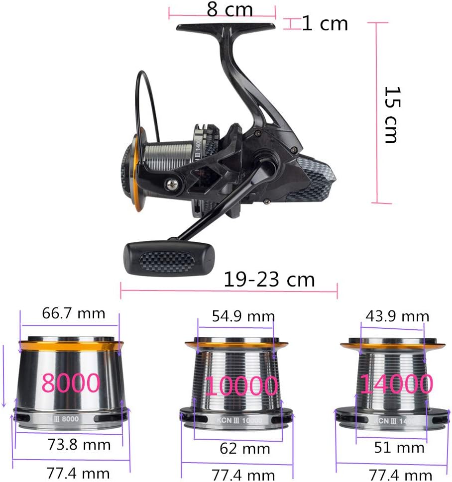 Diwa Vismolens Spinning 8000 10000 14000 Serie Spoel Zoetwater Zoutwater Big-Game Surf Vissen 12+1 Roestvrij BB 70 LBS Max Drag Koolstofvezel Ultraglad Krachtige Overmaatse Uitrusting