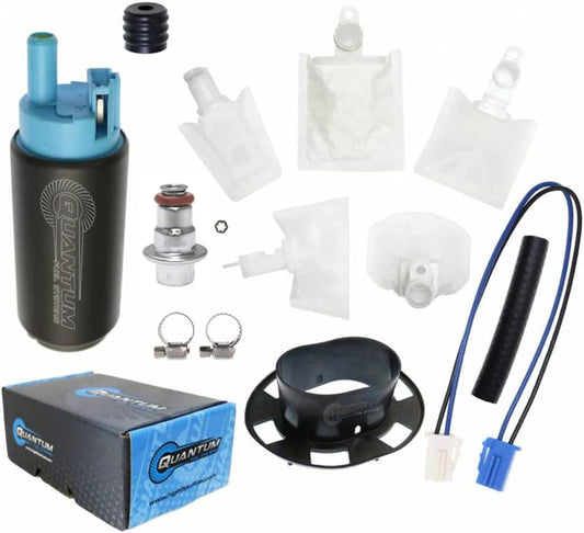 Brandstofpomp Voor Motorfiets 2010-2015 – Benzinepomp – Elektrische Brandstofpomp – Brandstofpomp Set – Vervangingsset – Inclusief Zeef/Filter, Reserve Regelaar En Tankafdichting – Stil En Geschikt Voor Benzine En E85