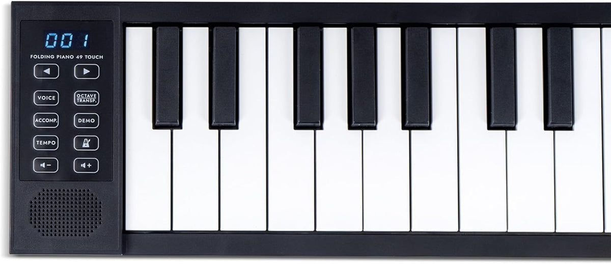 Opvouwbaar Keyboard – Digitale Piano – Piano Keyboard – MIDI Controller – Reiskeyboard – 49 Toetsen Opvouwbaar – Touchgevoelige Toetsen – USB Oplaadbare Batterij Tot 8 Uur