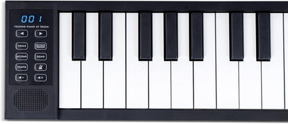 Opvouwbaar Keyboard – Digitale Piano – Piano Keyboard – MIDI Controller – Reiskeyboard – 49 Toetsen Opvouwbaar – Touchgevoelige Toetsen – USB Oplaadbare Batterij Tot 8 Uur
