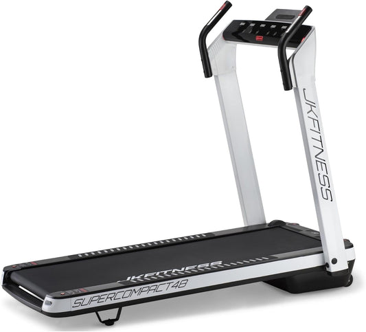 JK FITNESS Supercompact48 Elektrische loopband, inklapbaar, motor 2,0 pk, snelheid 1-16 km/u