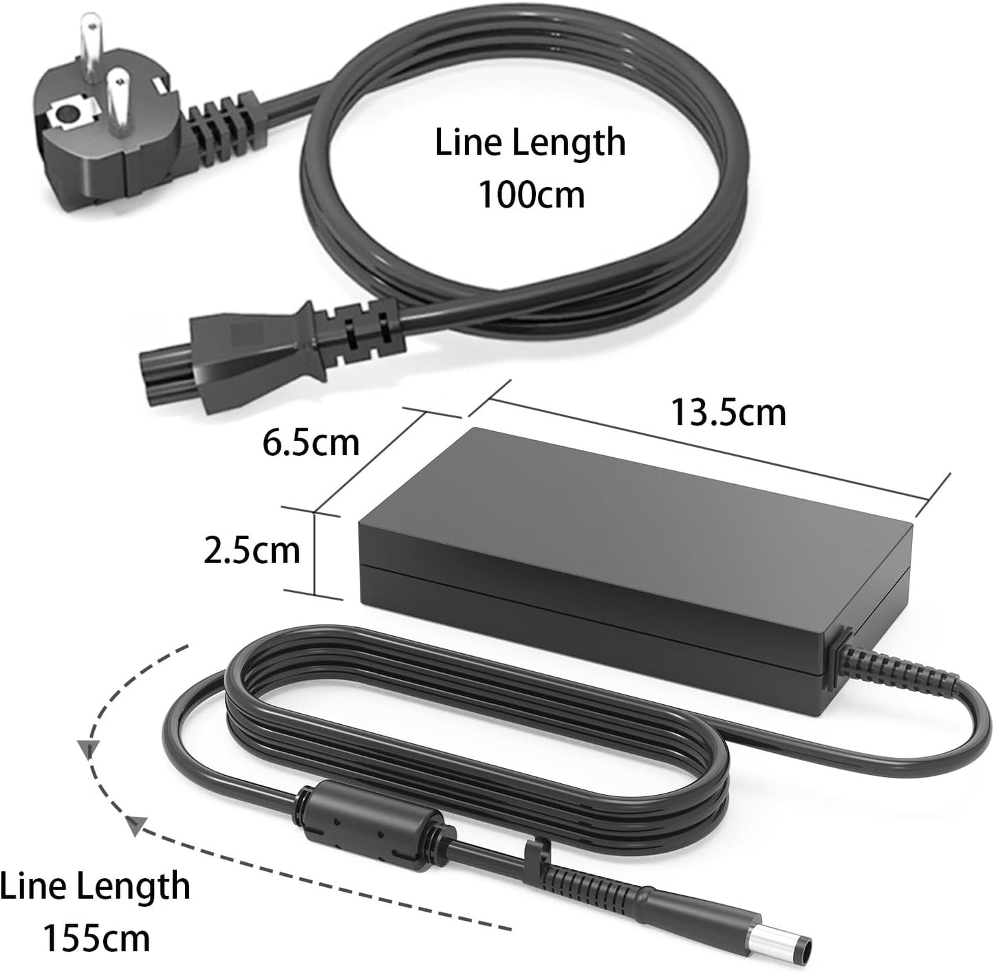 90W 120W Notebook voeding vervanging oplader voor HP Pavilion DV6 DV7 DV7T DV8 DV8T HDX X18 15 DV7-2185DX DV7-2180 DV7-2180US DV7-3085DX DV4-5200 DV4-5204TX Laptopoplaadkabel Power-Cord Ac-adapter