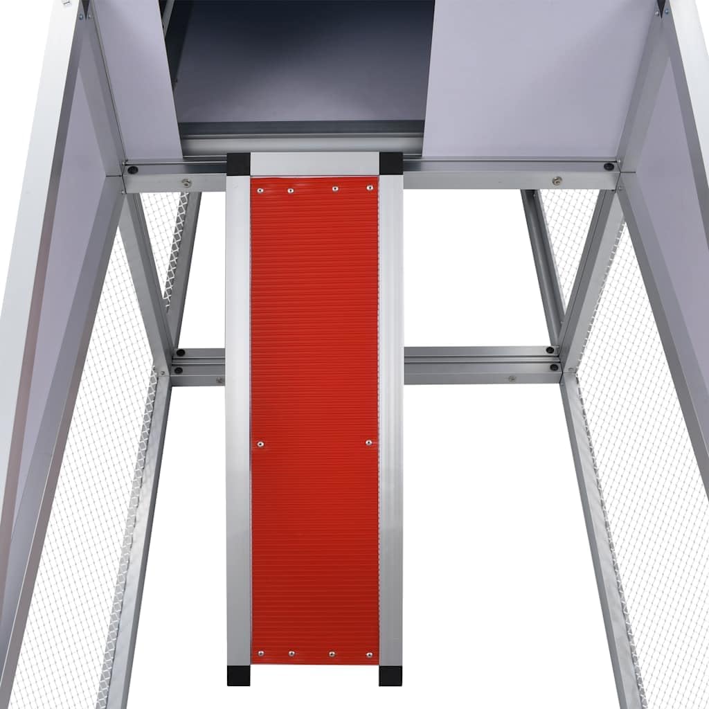 Kippenren – Kippenhok – Hennenren – Kippenkooi – Nachthok – Aluminium Frame – Ruim Met Legnest En Uitschuifbare Lade