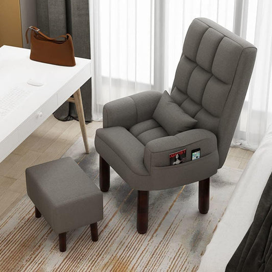 Armchair Chair,Home Computer Chair, Backrest, Modern Dormitory, Office Chair,Balcony Swivel Armchair Stool Folding Armchair Pedal Chair,Leisure Single Armchair