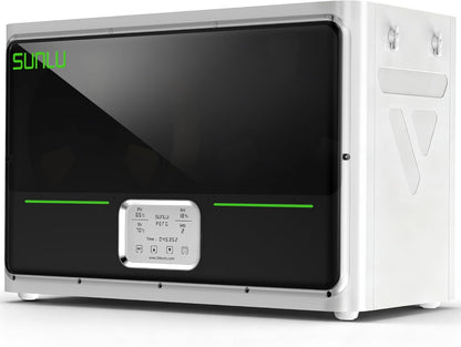 SUNLU Sunlu S4 Officiële filamentdroger, verbeterde capaciteit voor 4 spoelen, efficiënt drogen tot 70 °C, intelligente vochtregeling, snel opwarmen, 3D-filamentdroger, wit