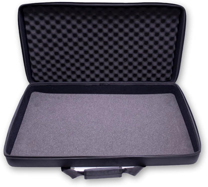 DJ-Controller Tas – Draagtas – Beschermtas – Harde Draagtas – Opbergtas – Zwart, 75 x 39 x 11 cm – Gegoten 7 mm EVA-Schuim Met Waterafstotende Polyester – Dubbele Handgrepen & Afneembare Schouderriem