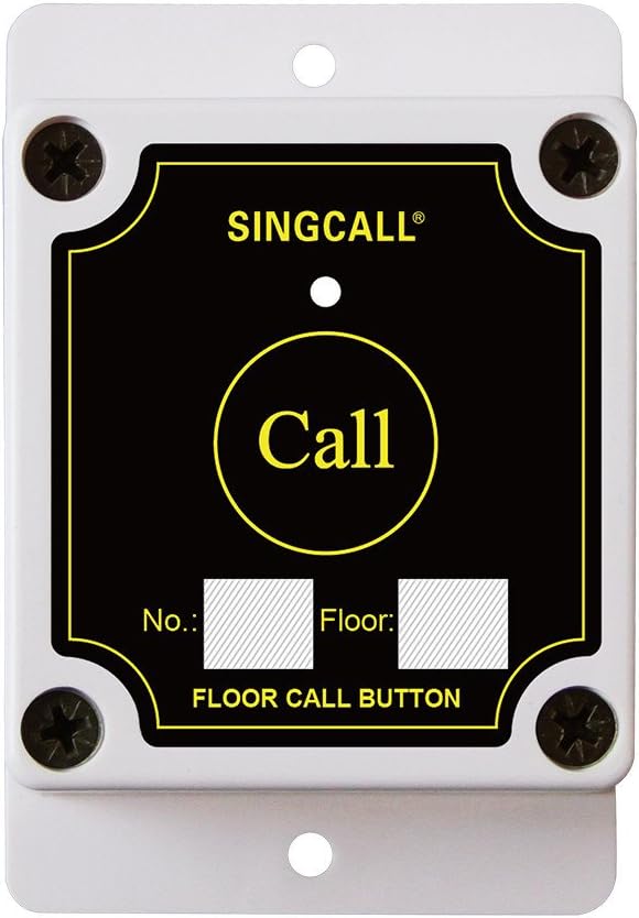 SINGCALL Draadloos site call systeem voor liften, 1 De ontvanger en 20-oproepbellen