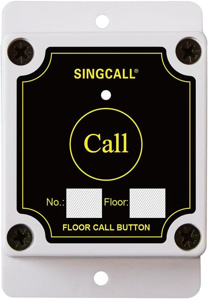 SINGCALL Draadloos site call systeem voor liften, 1 De ontvanger en 20-oproepbellen