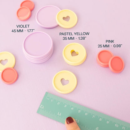 Starterset Met Mini-Bindapparaat – Ringband, Spiraalbinder, Disc-Ringen, Scrapbooking Set – Voor Albums, Planners En Notitieboeken – Compact Formaat, Voor Projecten Tot 30,5 Cm