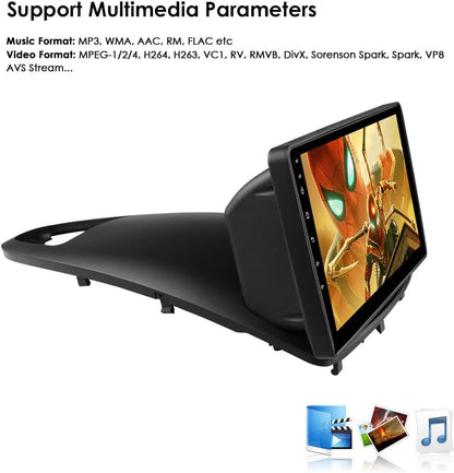 Ossuret Autoradio voor Opel Corsa D (2007-2012), 9 Inch Android 13 Aanraakscherm 2+32GB GPS Navigatie met Carplay Android Auto WiFi Bluetooth Stuurwielbediening DSP USB TPMS OBD2