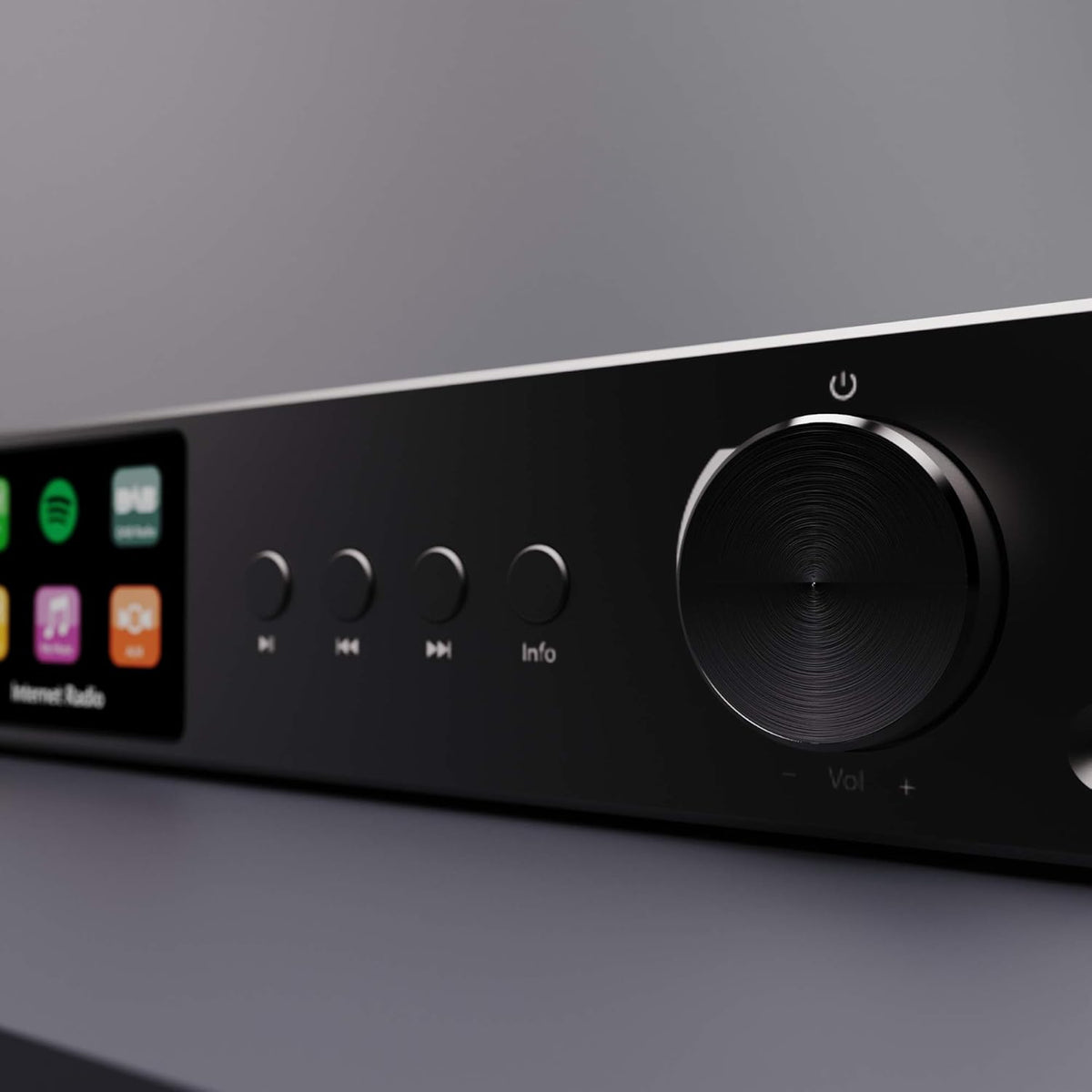 Majority Fitzwilliam Internet Radio with DAB+ and Bluetooth | FM, Spotify Connect, Podcasts | USB, AUX, RCA Audio Output | 90+ Presets, Colour Display | Remote Control | Black 2024 Hifi Tuner