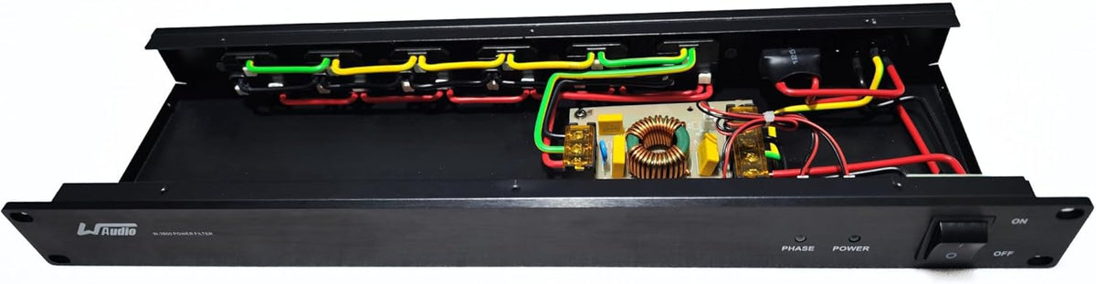 Stroomconditioner – Stroomfilter – Netfilter – Lijnconditioner – Power Conditioner – 1U Rackmount – AC-Ruisfilter – Overspanningsbeveiliging