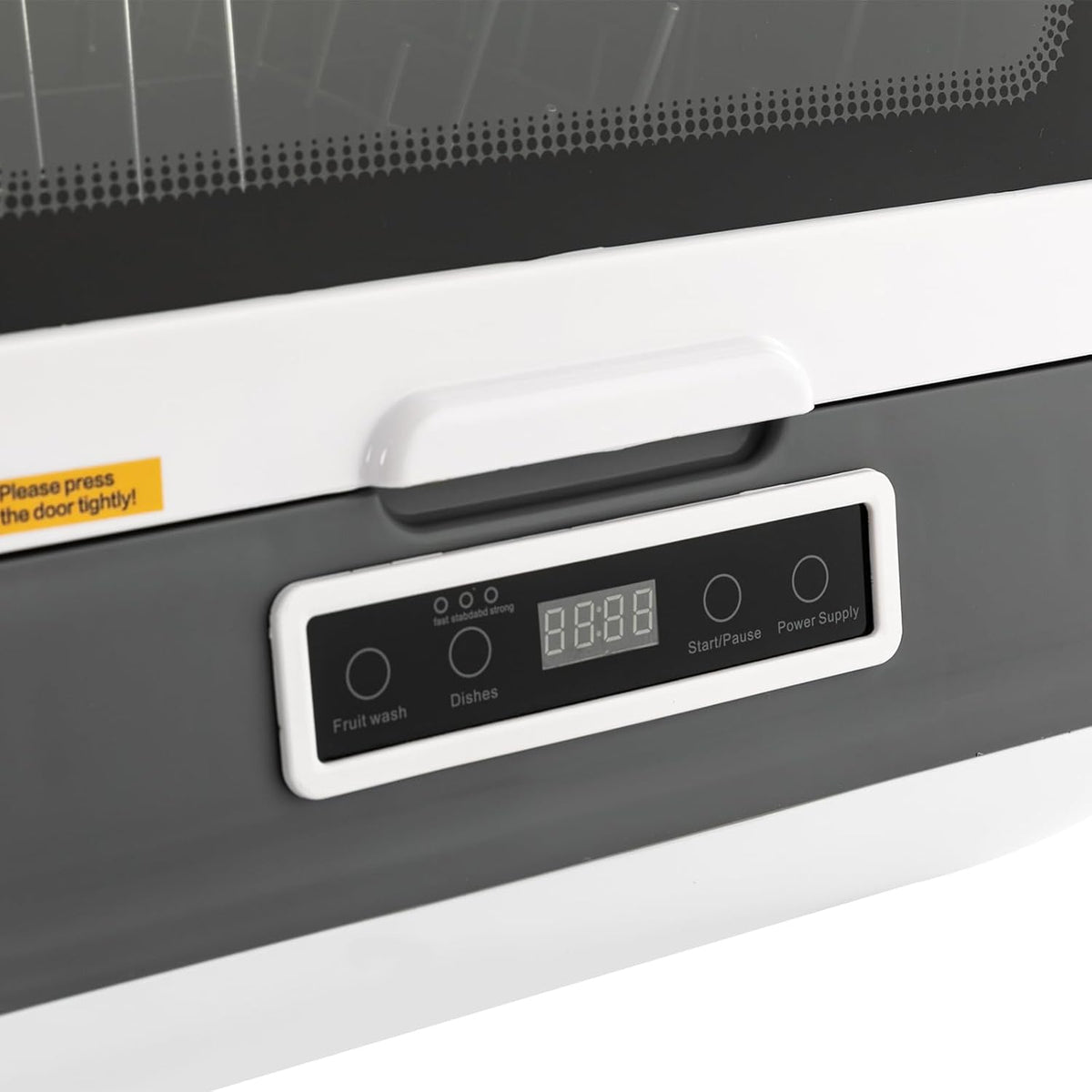 Portable dishwasher, table dishwasher, mini dishwasher, saves a lot of water, multiple cleaning modes, ready to use, suitable for small homes, families, boats (white)