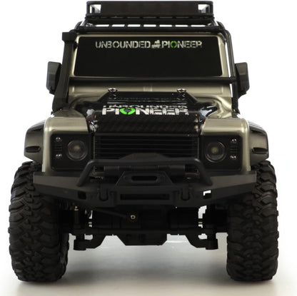 Amewi RC Dirt Climbing Pioneer SUV Crawler 4WD 1:10 RTR incl. afstandsbediening, accu en oplader, zilver