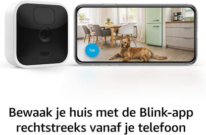 Draadloos Beveiligingssysteem – Binnen Camera – CCTV Set – HD Bewaking – Video Toezicht – Bewegingsdetectie – Tweerichtingsspraak – 2 Jaar Batterijduur – Nachtzicht