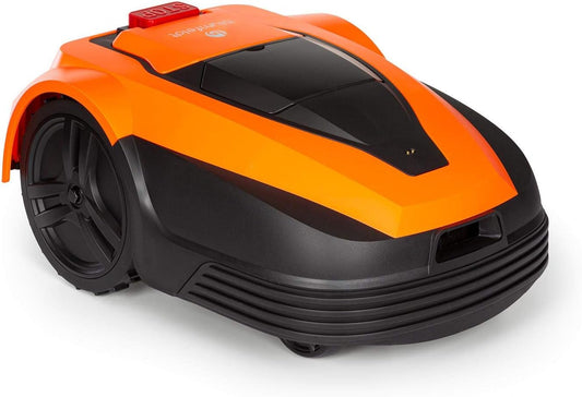Blumfeldt Garden Hero - robotmaaier, lithium-ion-accu: 5,2 Ah, incl. Laadstation, automatisch opladen, looptijd: tot 180 min., Oppervlakte: tot 1.200 m², beschermingsklasse: IPX4, oranje