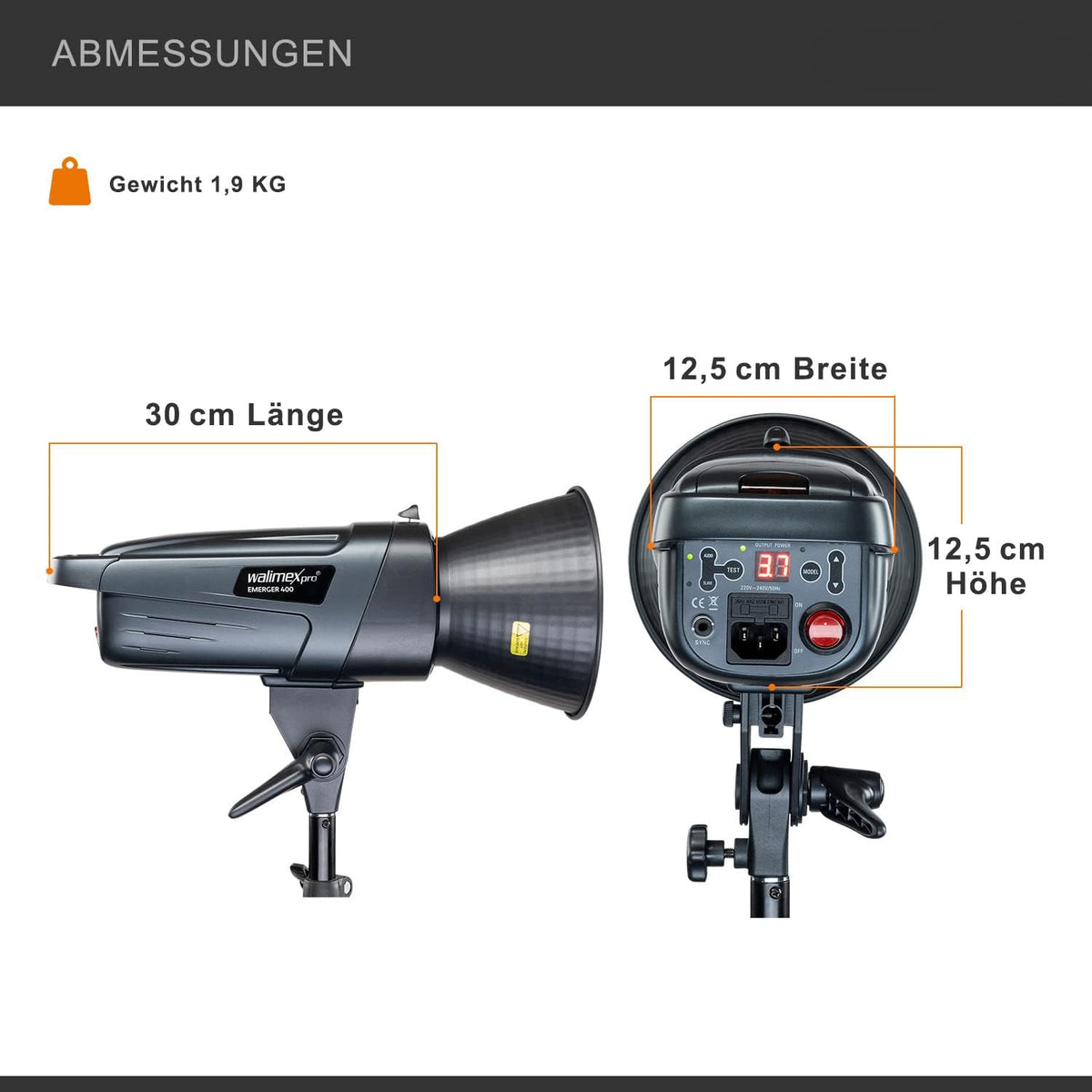 Walimex pro Emerger 400 Studioblitz