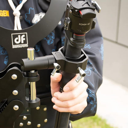 Thanos Pro C3Ⅱ Gimbal Support Vest Steadicam System Stabilizer met verstelbare kantelhoek, compatibel met DJI RS5 RS4 PRO MINI RoninS RS2 RS3 MINI RS3PRO RSC2 – Draagvermogen 5–12,5 kg
