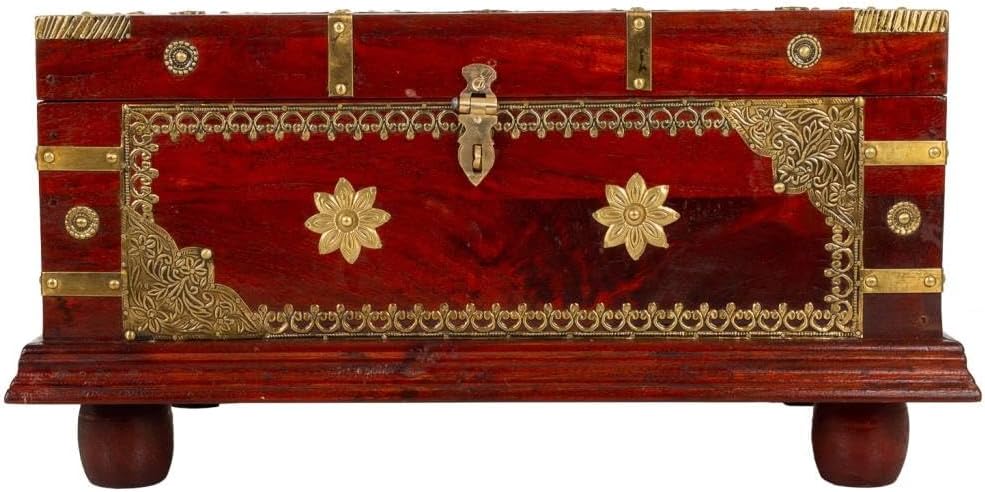 Baul de madera acabado artesanal