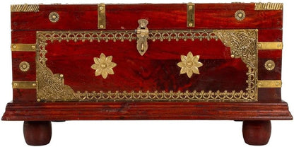 Baul de madera acabado artesanal