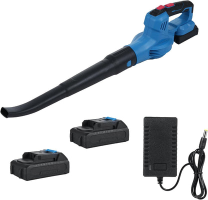 Accu-bladblazer 20 V krachtige borstelmotor 300 W handblazer handblazer 150 MPH bladblazer elektrische gazononderhoud bladblazer accu bladblazer 2,0 Ah voor de