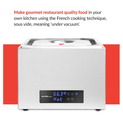 SousVideTools® Compact 14 Litre Water Bath