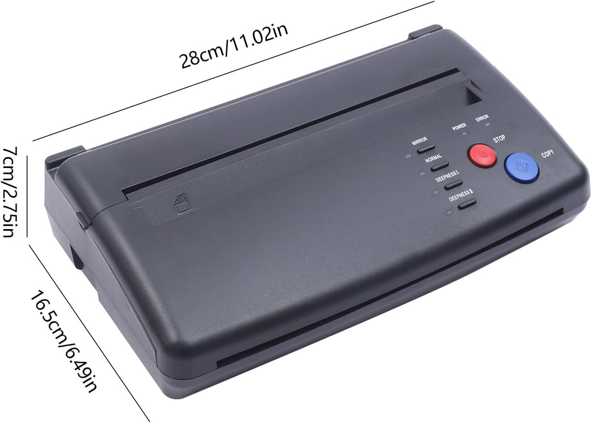 Tattoo Transfer Copier – Tattoo Thermal Copier – Tattoo Printer – Transfer Machine – Tattoo Stencil Printer – Snel En Precies Kopiëren – Geschikt Voor A4 Transferpapier 210mm