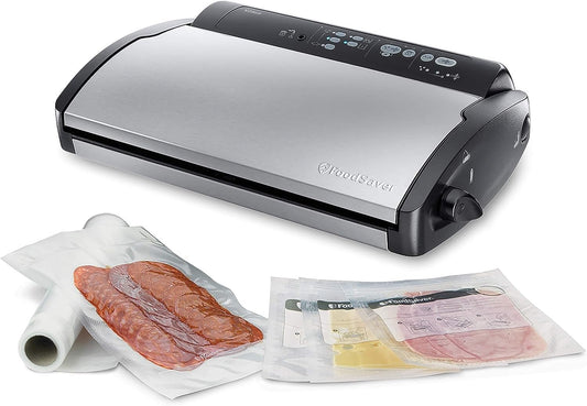 FoodSaver V2860 vacuümmachine voor droge/natte voedingsmiddelen, 100 W, zilver/zwart
