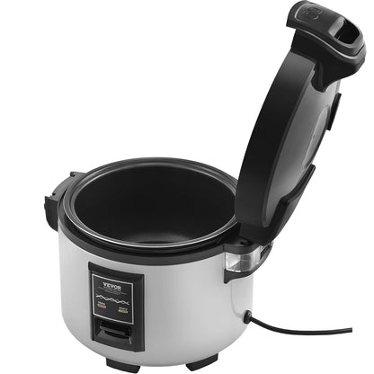Commerciële Rijstkoker – Rijstwarmer – Voedselwarmer – Rijstpan – Rijstkoker Voor Restaurant – 9 Liter, 45 Kopjes – Antiaanbaklaag, Automatische Warmhoudfunctie 12 Uur