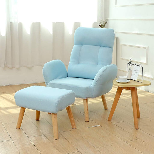 Armchair Chair,Leisure Lounger Armchair Dining Chair Bedroom Bedside Chair Pregnant Woman Chair Armrest Backrest Adjustable Chair Reading Chair