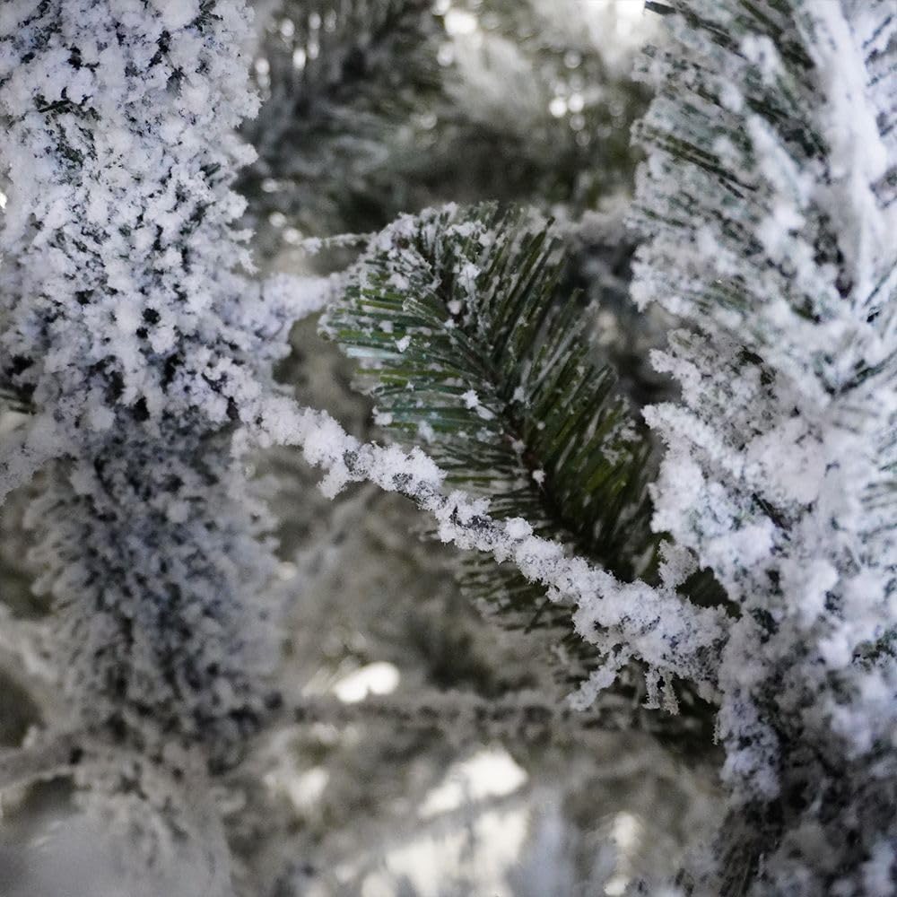 Kerstboom met sneeuw 150/180/210/230/270 cm realistisch oppervlak (210)