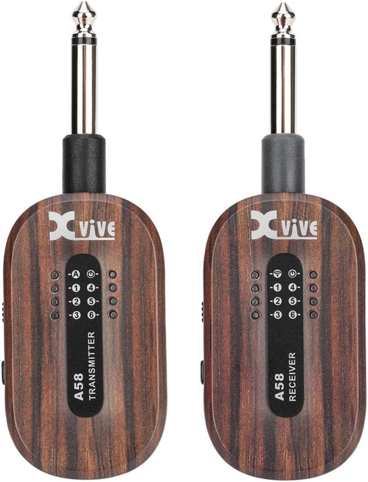 XVIVE A58-5.8GHZ DRAADLOZE GITAARSYSTEEM W/CASE - ROSEWOOD