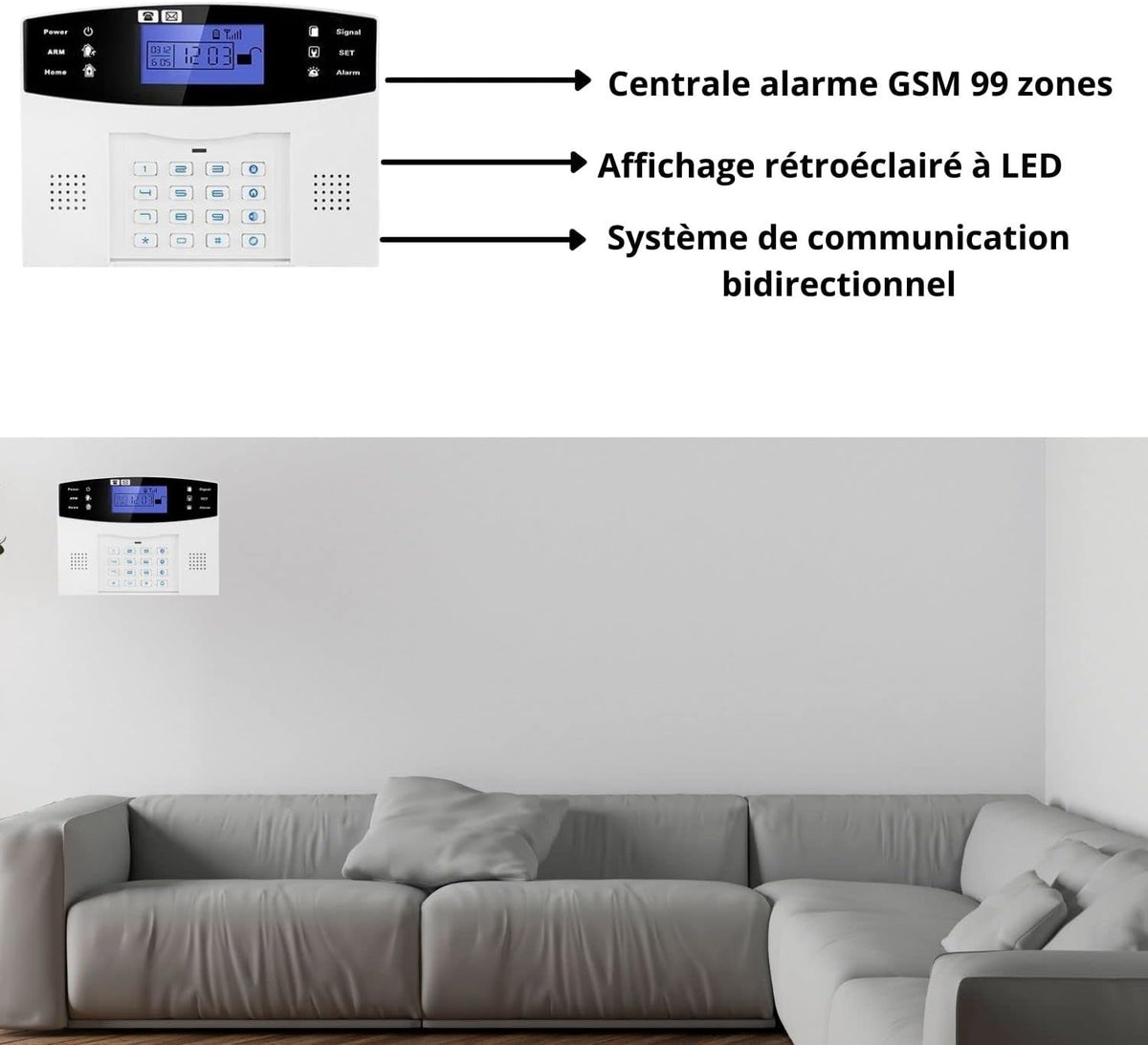 Alarm groot huis draadloos GSM lifebox Evolution Animal Kit-8