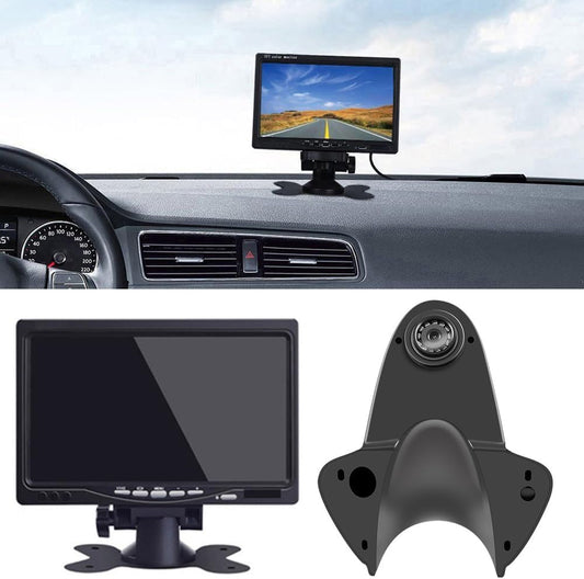 Auto achteruitrijcamera + 7 inch monitor, vervanging voor Mercedes Benz Sprinter B906 209 210 211 213 214 215 216 218 309 310 311 313 314 315 316 318 319 324 4 4 11 tot 41 cm. 3, 414, 415, 416, 418
