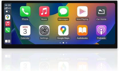 Road Top 12.3 Inch Autoradio Draadloos CarPlay Touchscreen voor Audi A6/A7 2016-2018 Jaar met MIB2-systeem, Autoradio Stereo Multimediascherm, Ondersteuning Draadloos Android Auto, Mirrorlink