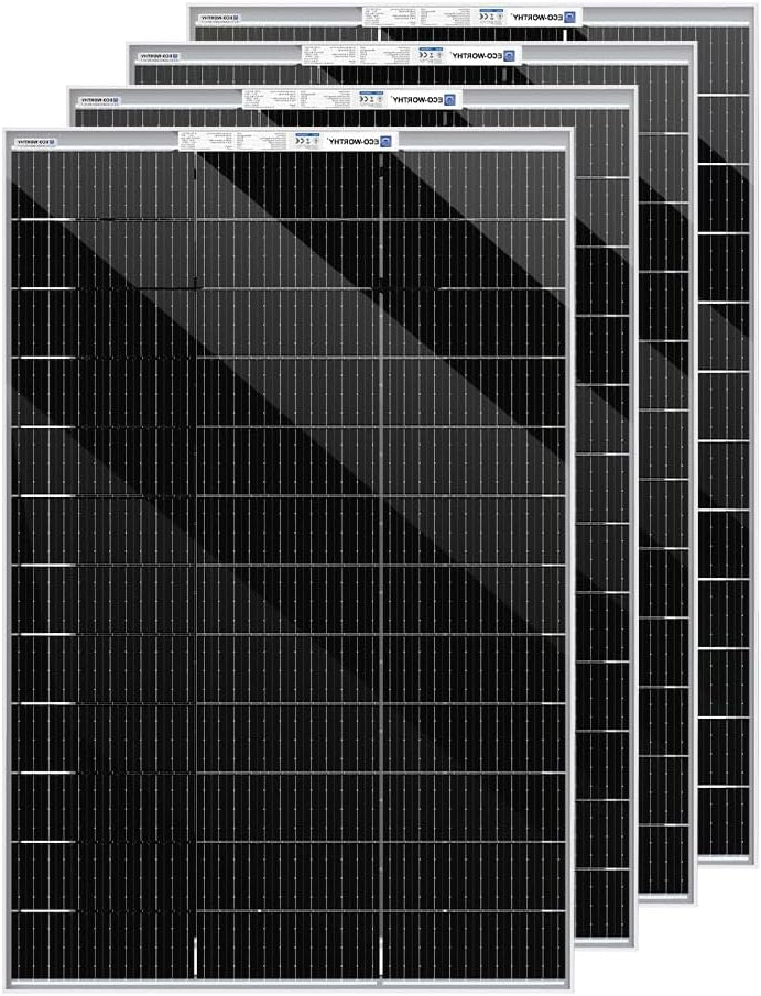 Bifaciale Zonnepanelen – Mono Zonnepaneel – Zonnepaneel Set – Zonnepaneel 12V – Zonnepaneel Caravan – 480 W Totaal – 22% Hoog Rendement