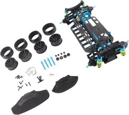 RC Auto Frame – RC Drift Frame – RC Wielbasis – RC Carrosserie – RC Onderstel – Koolstofvezel Chassis – Hoge Duurzaamheid – Krasbestendig