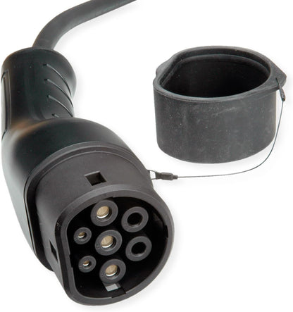 ROLINE E-car laadkabel type2, 1-fase, 250VAC (1P+N+E), 32 A, 7,4 kW, spiraalkabel, 3 m
