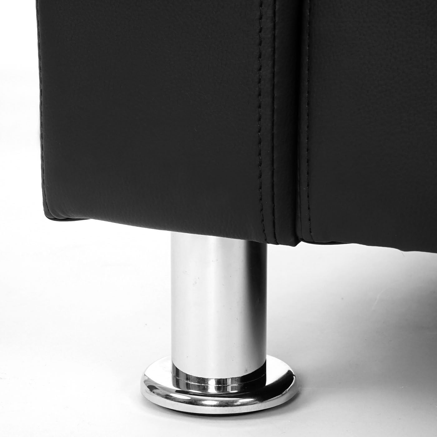 Loungestoel – Fauteuil – Relaxstoel – Armstoel – Loungestoel Kunstleer – Hoogwaardig Kunstleer – Massief Houten Frame – Stevige Metalen Poten