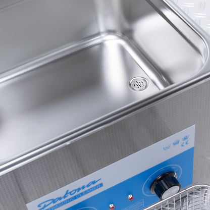 Ultrasone Reiniger – Ultrasoon Cleaner – Reinigingsapparaat – Sieraadreiniging – Motoronderdelen Reiniger – 13 Liter Inhoud – Verwarmingsfunctie Tot 80°C